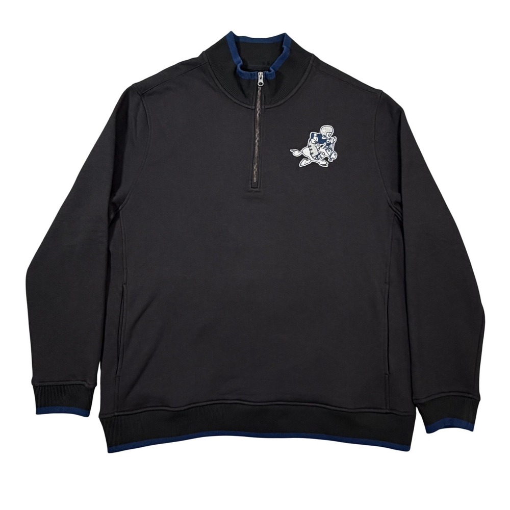 NFL x Darius Rucker Men's Black XL Dallas Cowboys Quarter Zip Sweatshirt